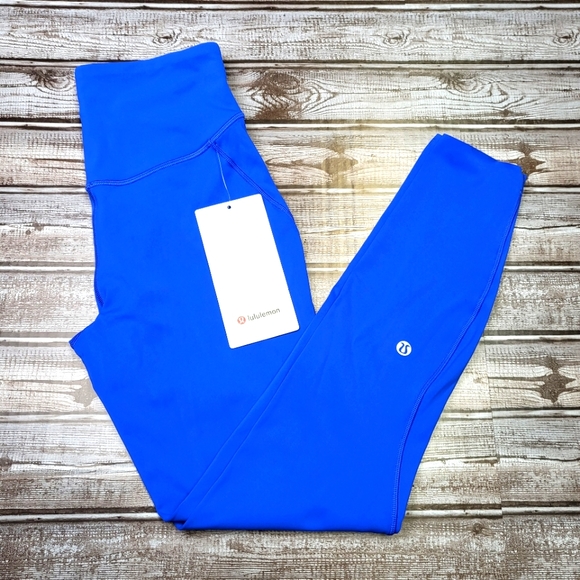 lululemon athletica Pants - BNWT Lululemon Base Pace HR Tight 25" Blue Size 4